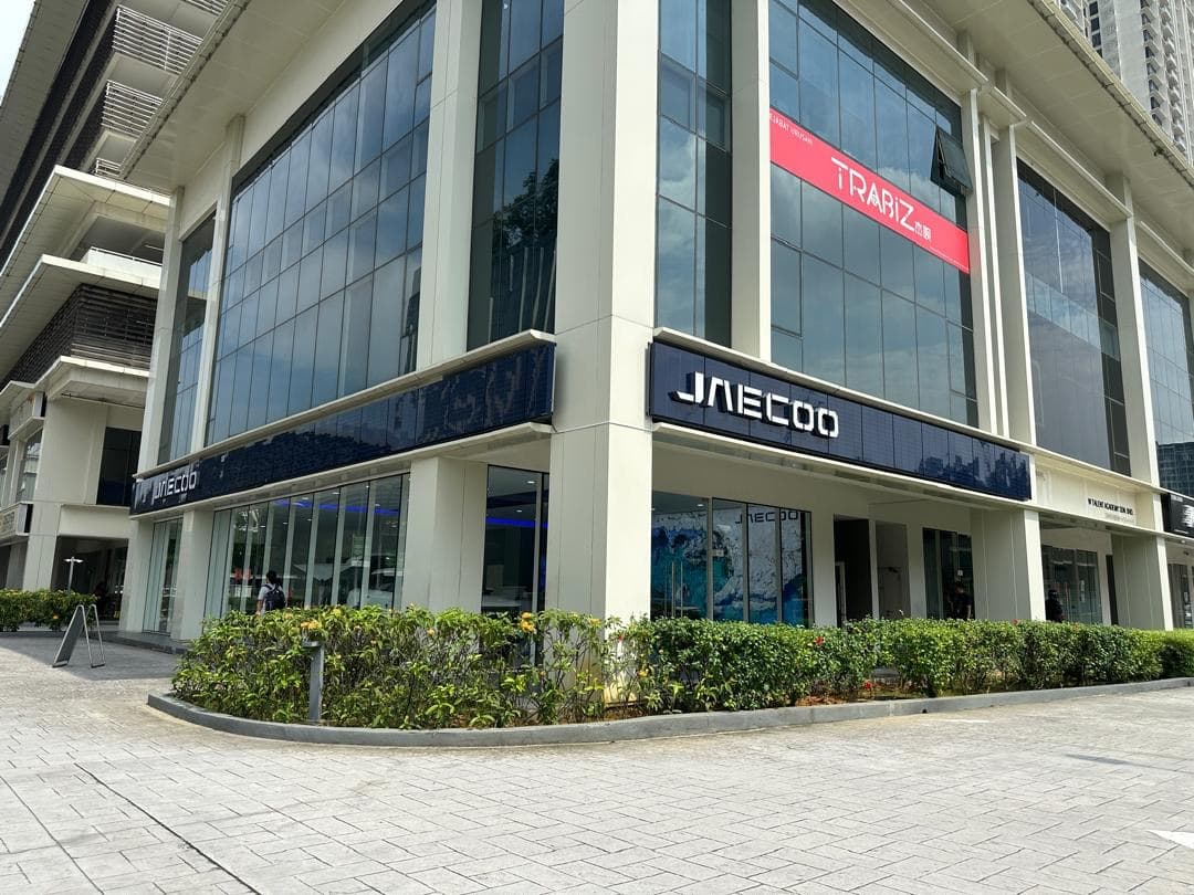 Apple Autotech Sdn. Bhd. Jaecoo showroom in Bukit Jalil, Kuala Lumpur