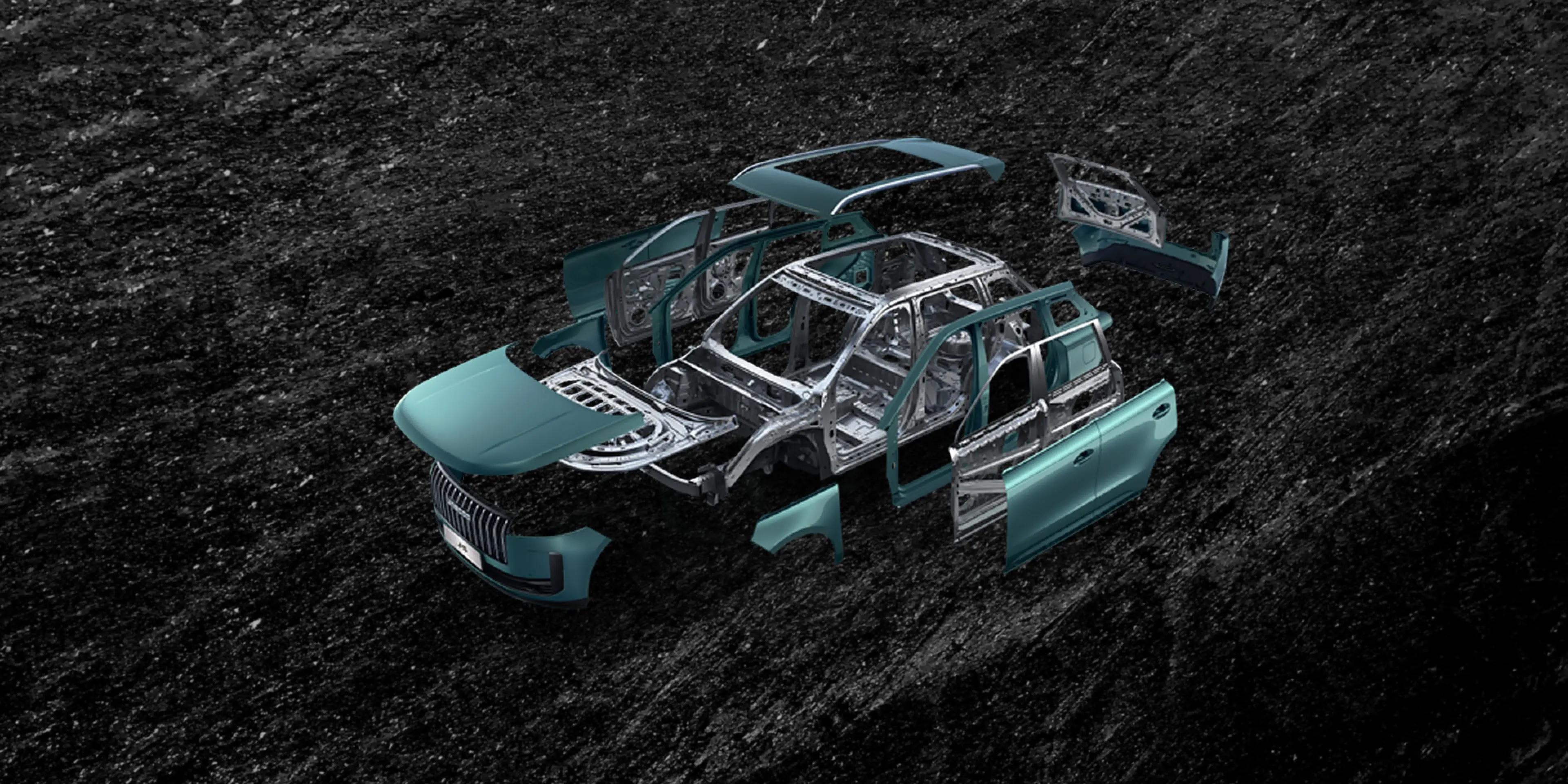 Jaecoo J5 body structure