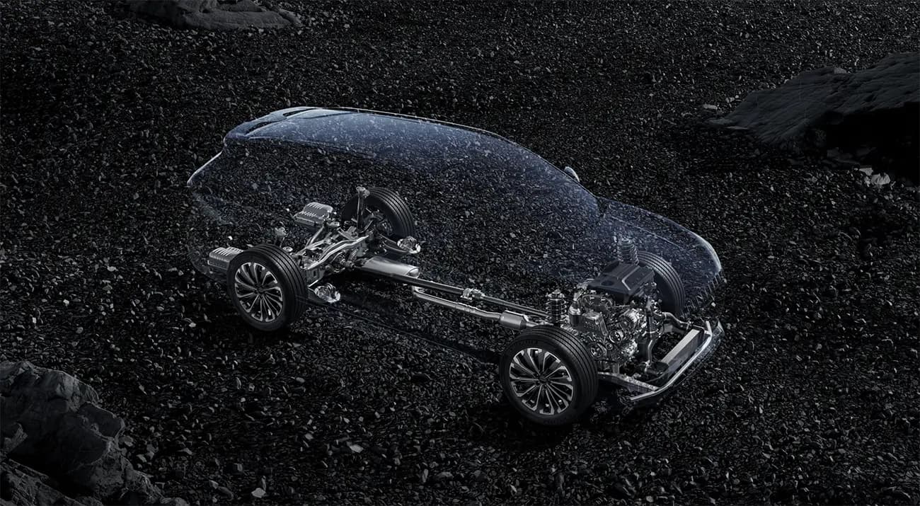 Jaecoo J8 all-wheel-drive chassis
