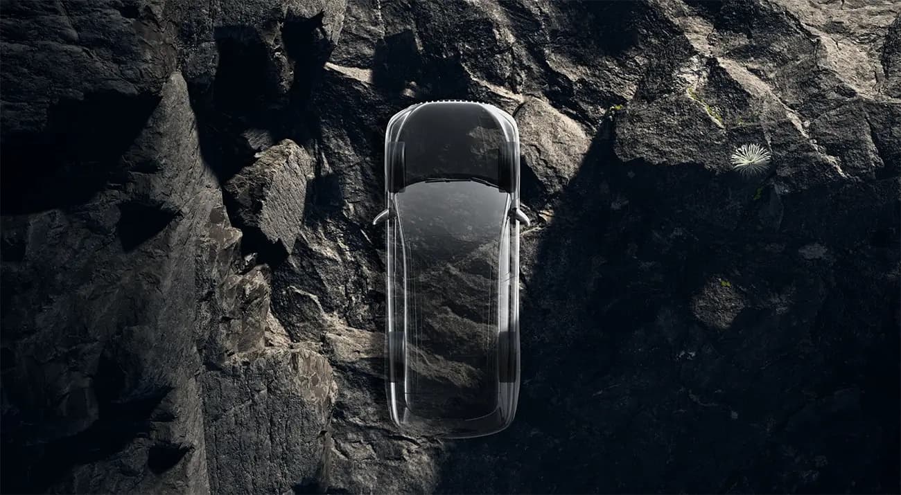 Jaecoo J8 from above