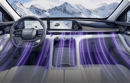 Omoda C9 air-conditioning airflow